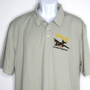 Witchcraft B24 Bomber WWII Collings Foundation Polo Shirt Embroidered Men's Lg